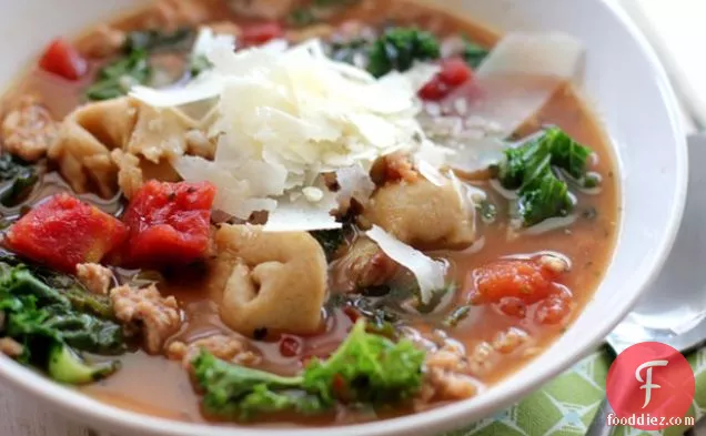 White Bean Tortellini Soup