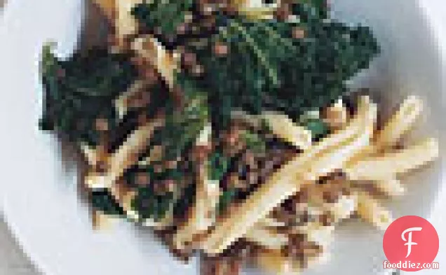 Pasta with Lentils and Kale