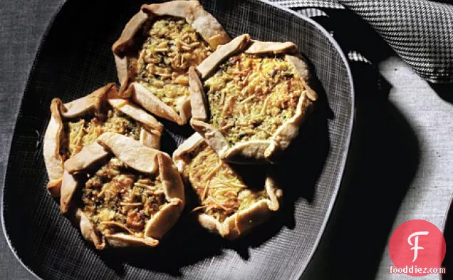 Individual Zucchini, Lemon, and Ricotta Galettes