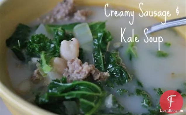 Creamy Sausage Kale Soup