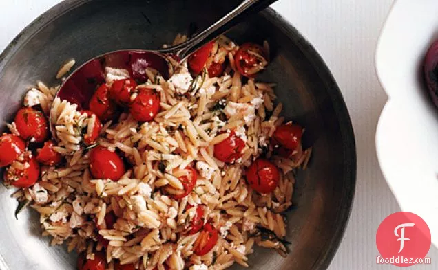 Orzo with Feta, Tomatoes, and Dill
