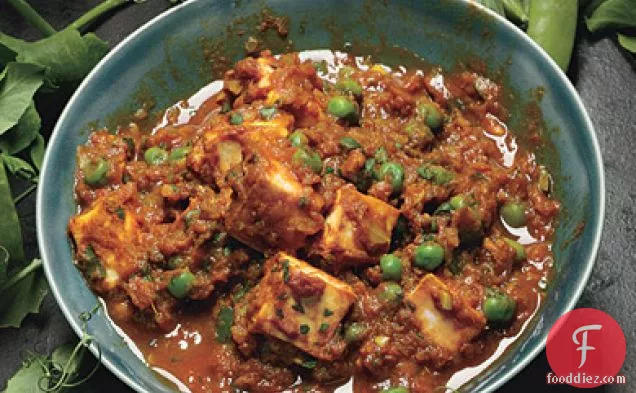 Paneer Curry with Peas