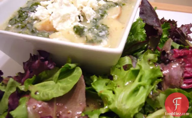 Hearty Potato Leek Soup With Kale