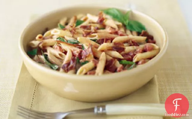 Penne with Pancetta and Tomato-Cream Sauce