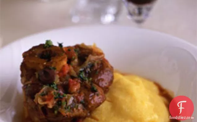 Osso Buco with Tomatoes, Olives, and Gremolata