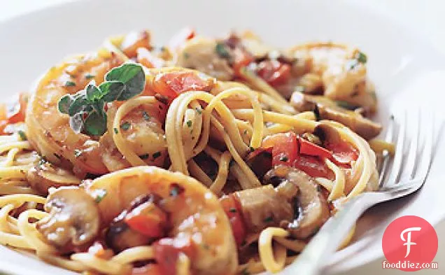 Fettuccine with Shrimp