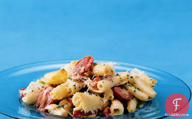 Castellane with Mascarpone and Roasted Grape Tomatoes