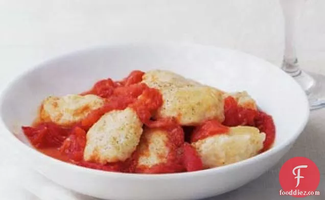 Ricotta Gnocchi with Roasted Tomato