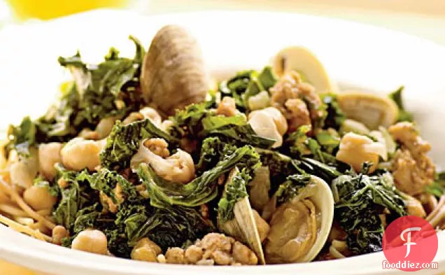 Sausage and Clams with Chickpeas