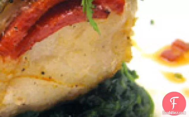 कोरिज़ो के साथ कॉड