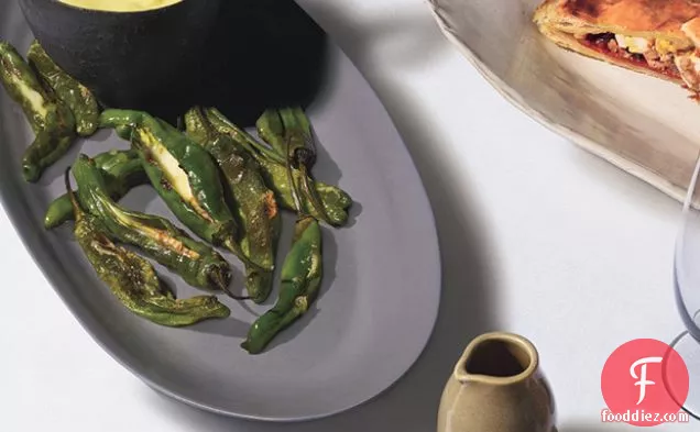 Padrón Peppers Stuffed with Tetilla Cheese