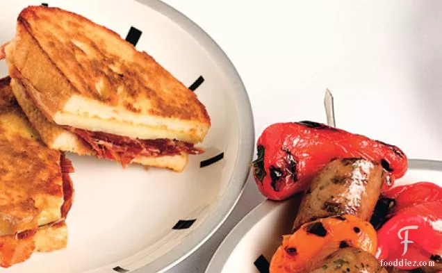 Spanish Ham and Cheese Monte Cristo Sandwiches
