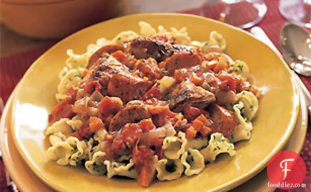 Chicken and Andouille Sausage Ragù