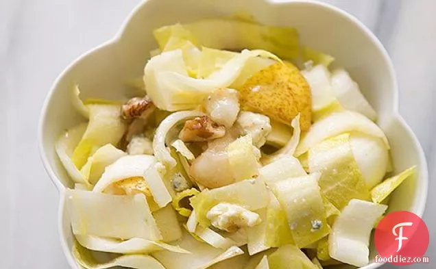 Endive Salad with Walnuts, Pears, and Gorgonzola