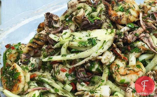 Seafood, Fennel, and Lime Salad from 'Ottolenghi