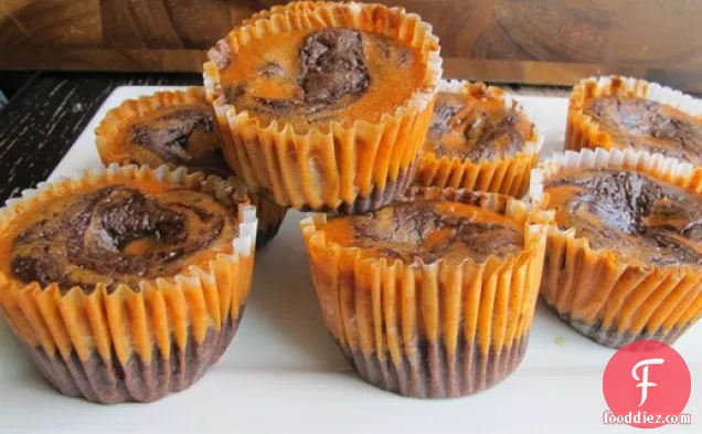 Pumpkin Swirl Brownies