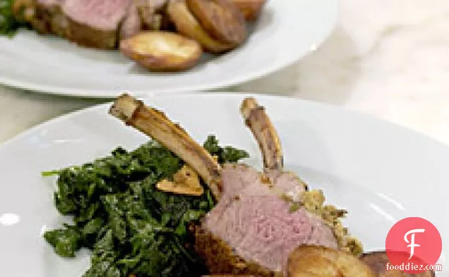 Rack Of Lamb With Herb Crust
