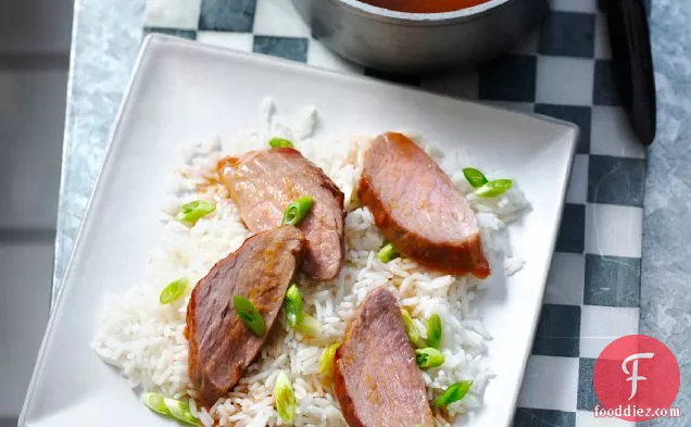 Glazed Pork Tenderloin In Chinese Plum Sauce Recipe