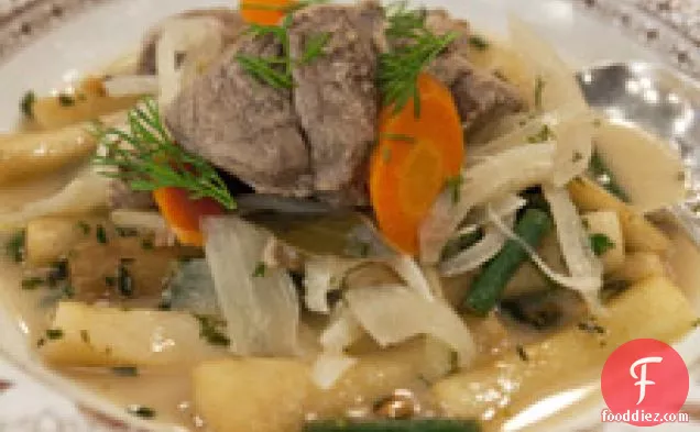 Lamb Stew With Dill Sauce