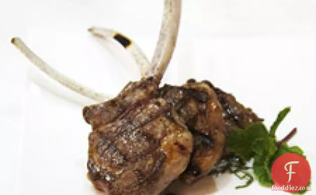 Grilled Lamb Chops With Fresh Mint