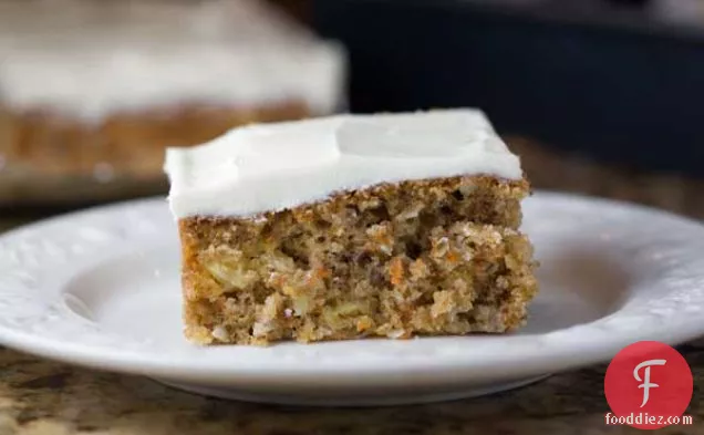 Carrot Cake in a 9 Inch Square Pan