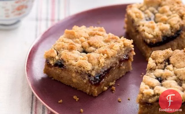 Peanut Butter and Jam Bars