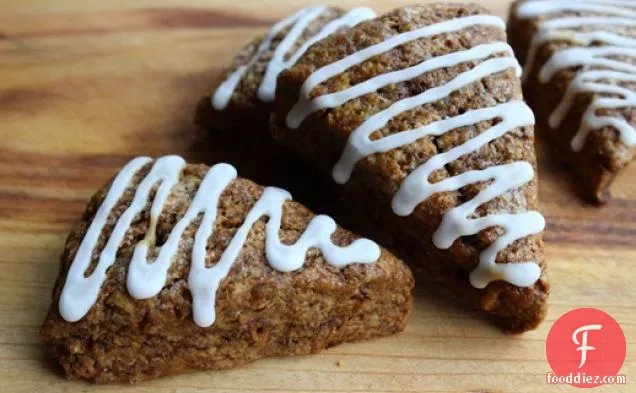 Drizzled Gingerbread Scones