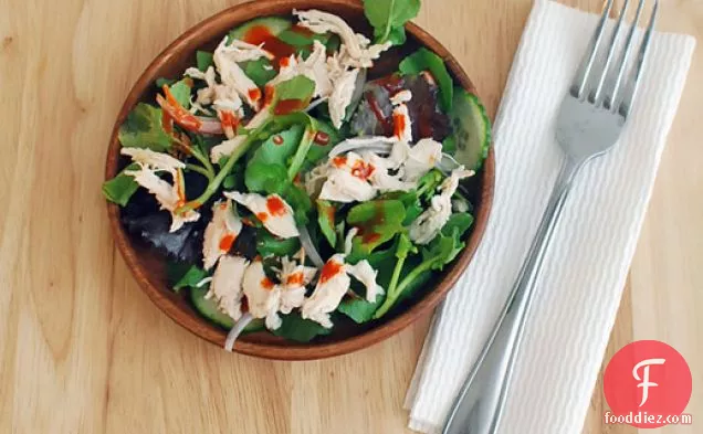 Shredded Chicken Salad With Gochujang Dressing