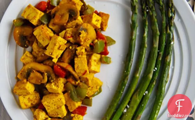 Ridiculously Easy Curry-Scrambled Tofu