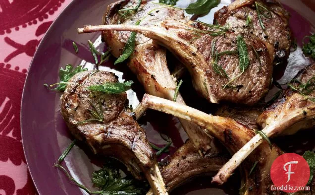 Lamb Chops with Frizzled Herbs