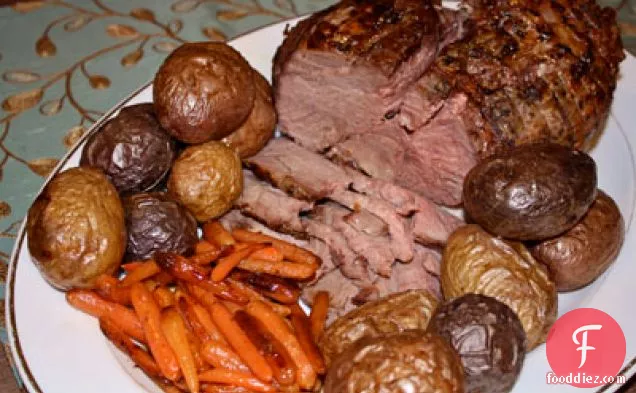 मेमने का नींबू-अजवायन का पैर