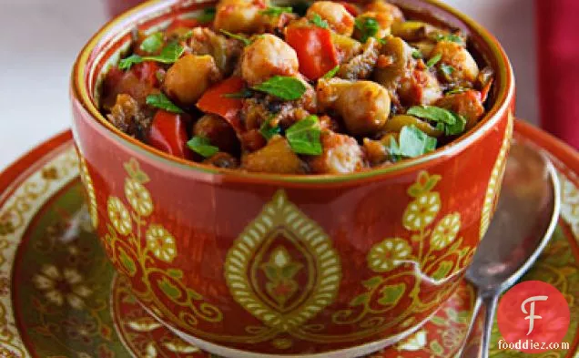 Eggplant and Chickpea Curry