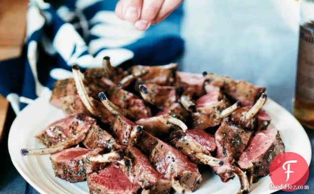 Rack of Lamb with Rosemary Butter