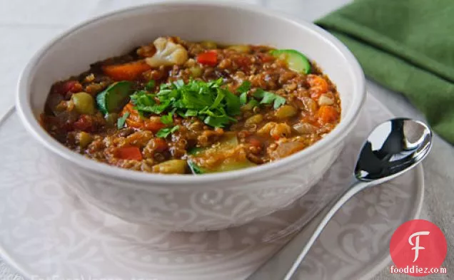 Ridiculously Easy Lentil and Vegetable Stew