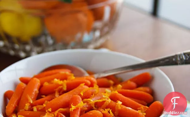 Ginger-Orange Glazed Carrots