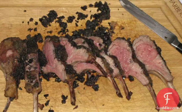 Rack Of Lamb With Herb And Olive Crust
