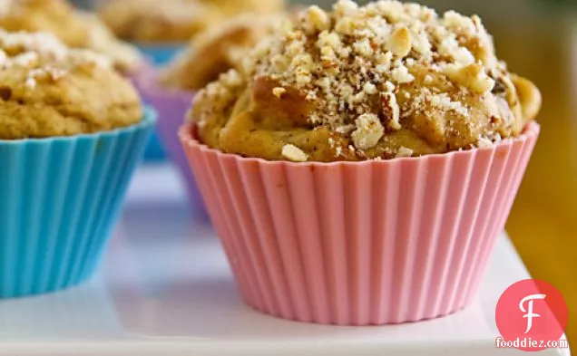 Sugar-Free (or Not) Peach and Vanilla Muffins