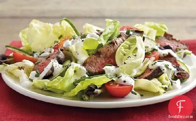 Steak Salad with Creamy Dressing