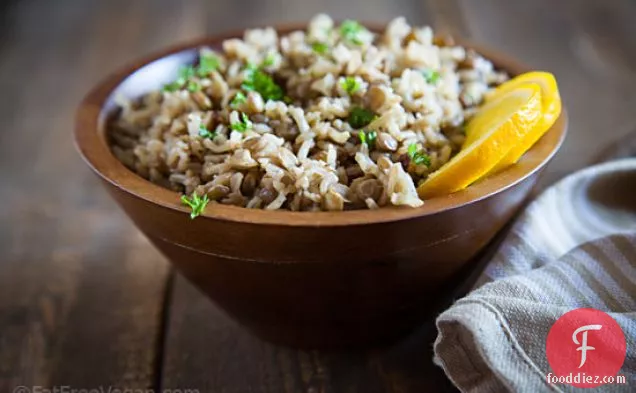 Spiced Lentils and Rice