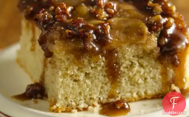 Gluten-Free Warm Caramel Apple Cake
