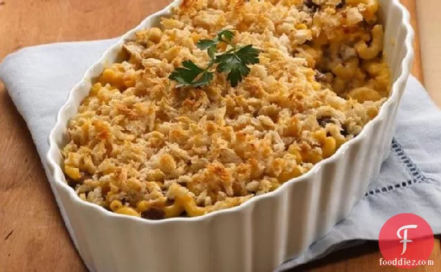 Layered Mac and Cheese with Ground Beef