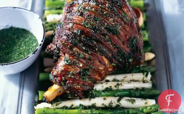 Minted Lamb Leg