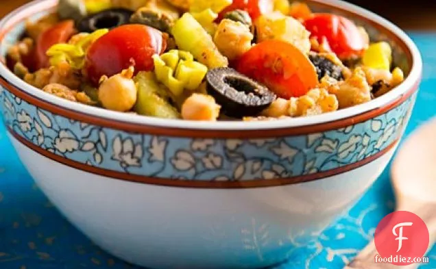 Tunisian-Inspired Chickpea and Potato Salad