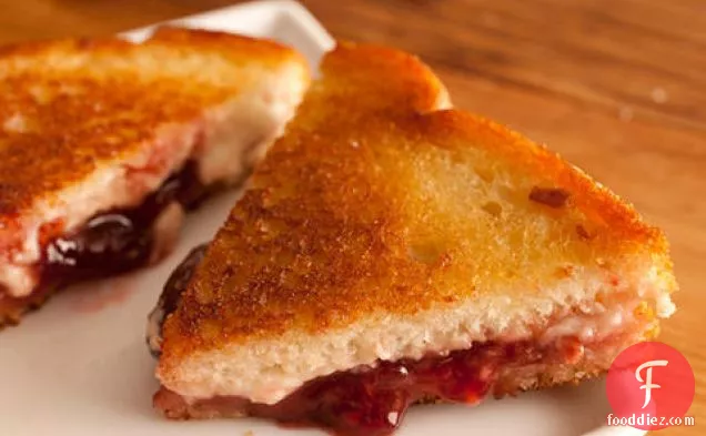 Grilled Jam and Cheese Sandwich
