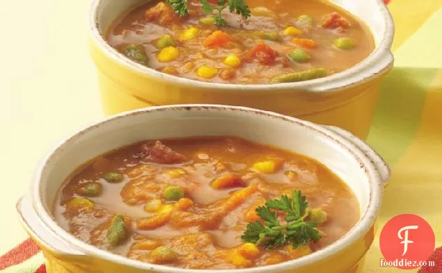 Curried Pumpkin-Vegetable Soup
