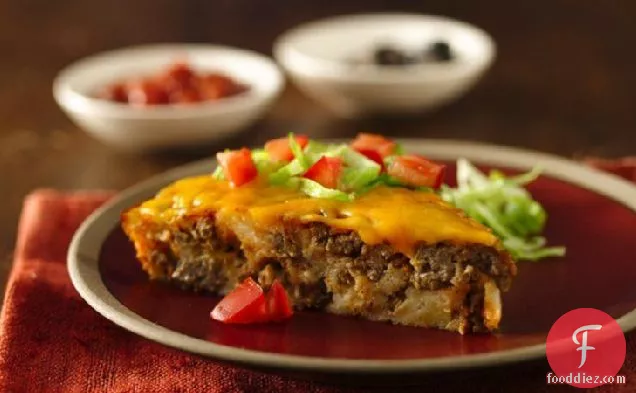 Impossibly Easy Taco Pie