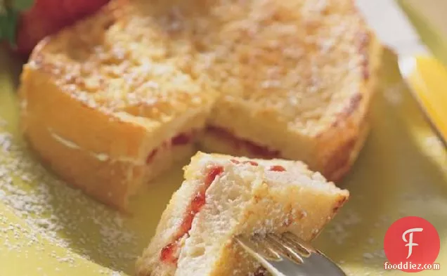 Strawberry Jam-Filled French Toast