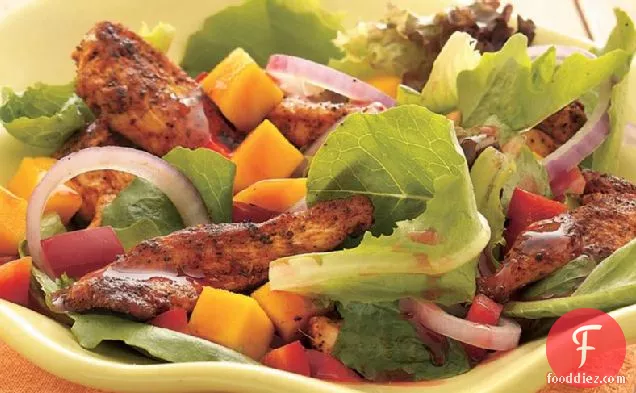 Tropical Blackened Chicken Salad