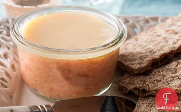 Smoked and Steamed Salmon Rillettes