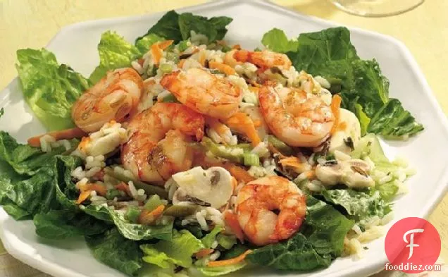 Grilled Shrimp and Wild Rice Salad
